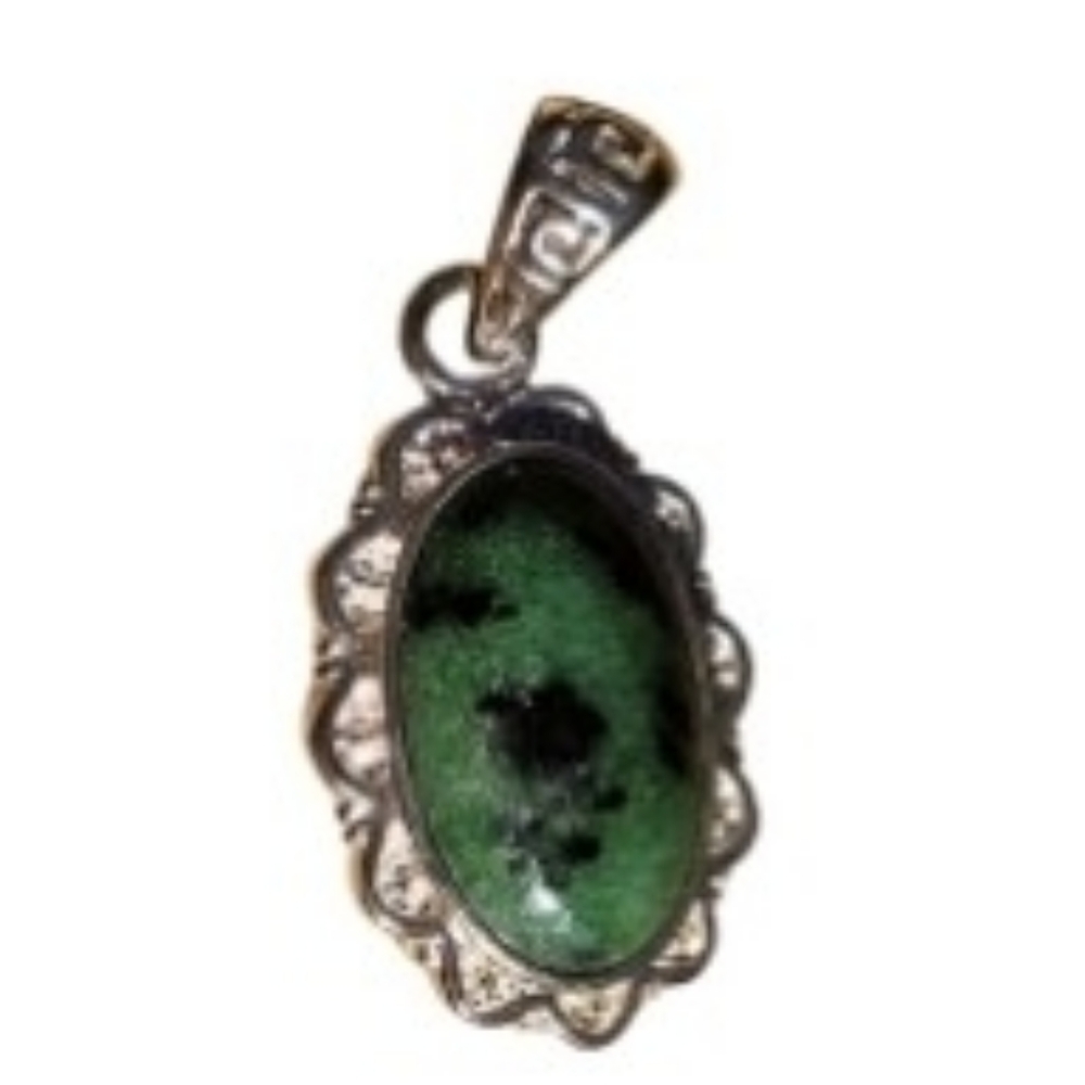 BUYER'S CHOICE.. Artisan Gemstone Silver Pendant. - Picture 10 of 10